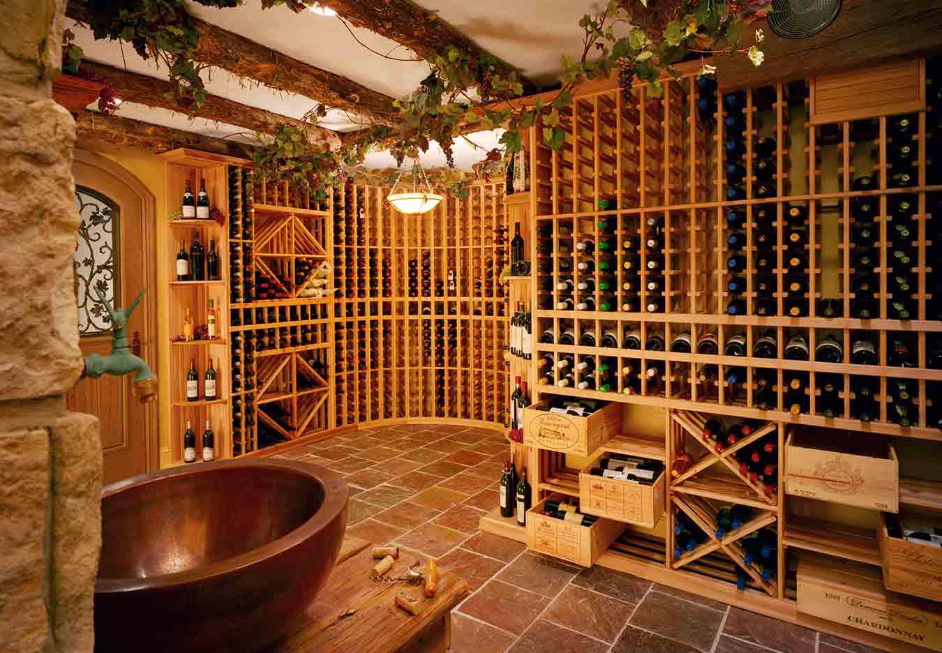 Home wine cellar cost sale