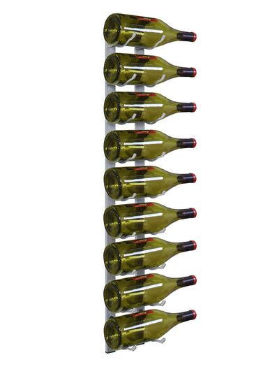 9 Bottle Epic Metal Wine Rack (Stainless)