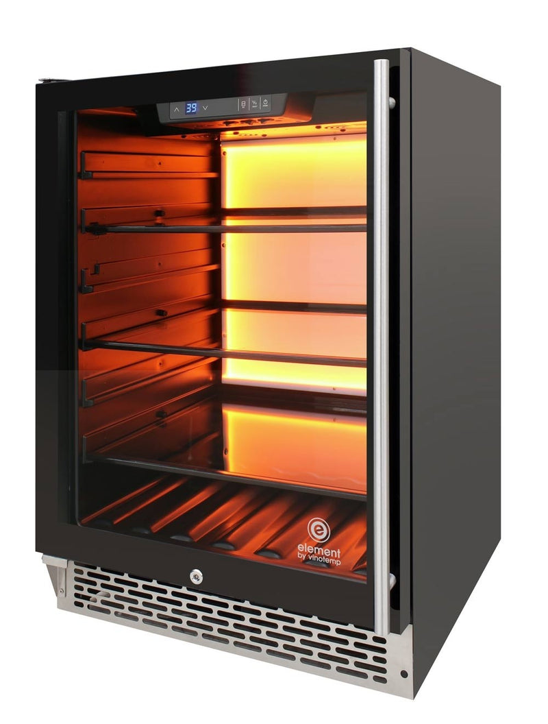 Private Reserve Series 117-Can Backlit Panel Commercial 54 Beverage Cooler 10