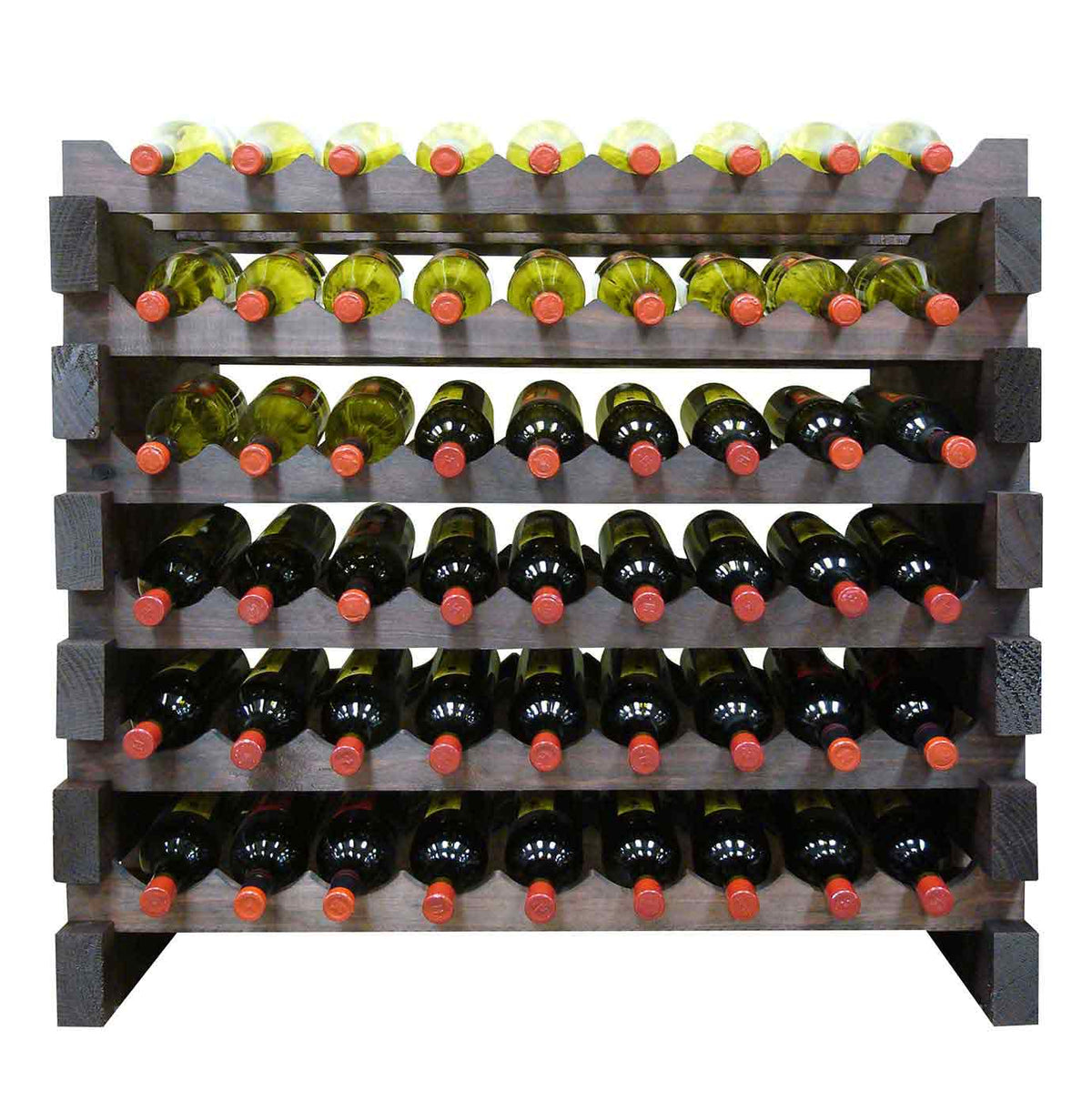 Vinotemp Double Modular Wine Rack, 108 Bottle Capacity