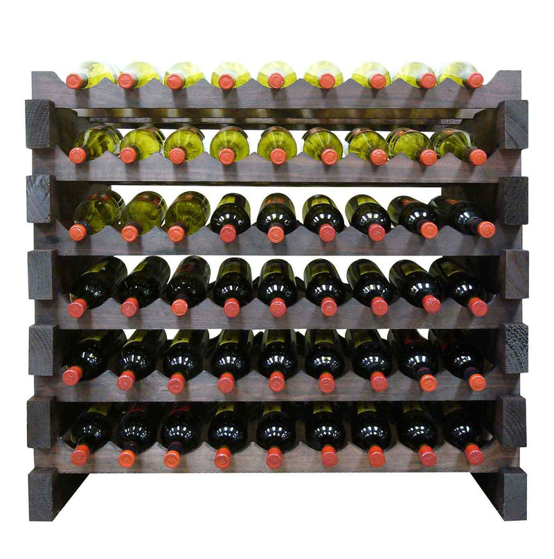Vinotemp Double Modular Wine Rack, 108 Bottle Capacity