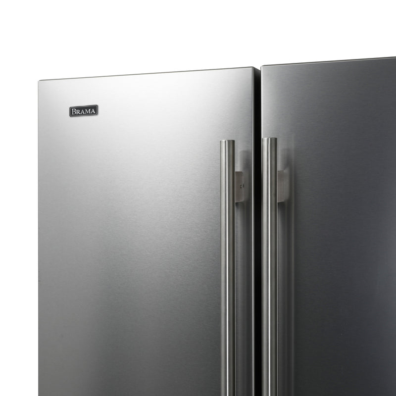 Brama French Door Refrigerator, 18.8 cu. ft., in Stainless Steel