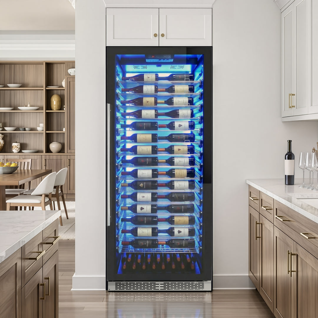ド　モンタル　RESERVE PERSONNELLE Vinotemp Backlit Series Commercial 300 Wine Cooler, Reversible Hinge,