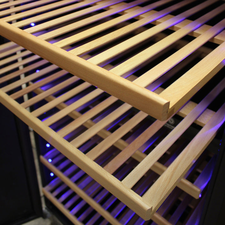 平棚　W900×D300×H250 Vinotemp 300-Bottle Garage Wine Cooler with Dual Zone Cooling & Digita