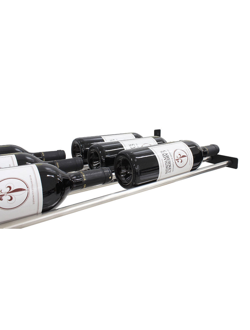 Vinotemp Epicureanist Wall-Mounted Horizontal Display Wine Rack, 3 Bottles Deep