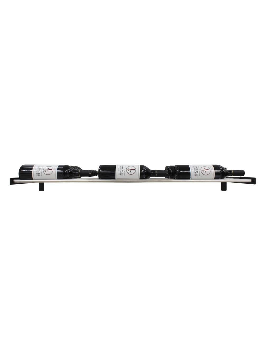 Vinotemp Epicureanist Wall-Mounted Horizontal Display Wine Rack, 3 Bottles Deep