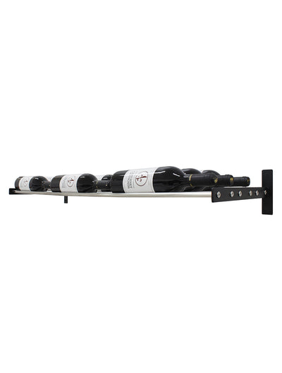 Vinotemp Epicureanist Wall-Mounted Horizontal Display Wine Rack, 3 Bottles Deep