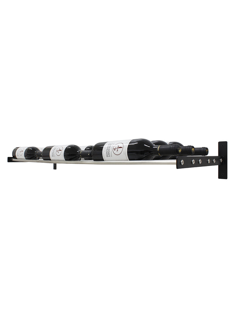 Vinotemp Epicureanist Wall-Mounted Horizontal Display Wine Rack, 3 Bottles Deep