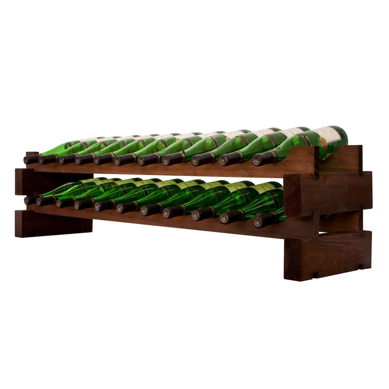 Vinotemp Modular Wine Rack, 2 x 11, 22 Bottle Capacity