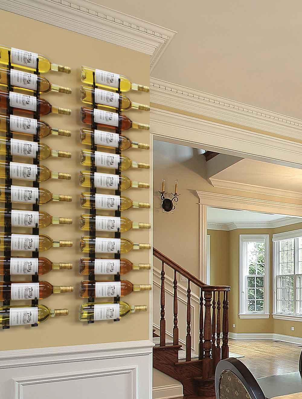 Vinotemp Epicureanist Metal Wine Rack, 12 Bottle Capacity