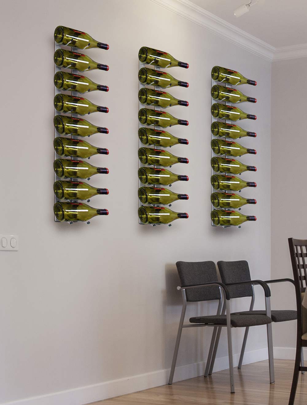 Vinotemp Epicureanist Metal Wine Rack, 9 Bottle Capacity