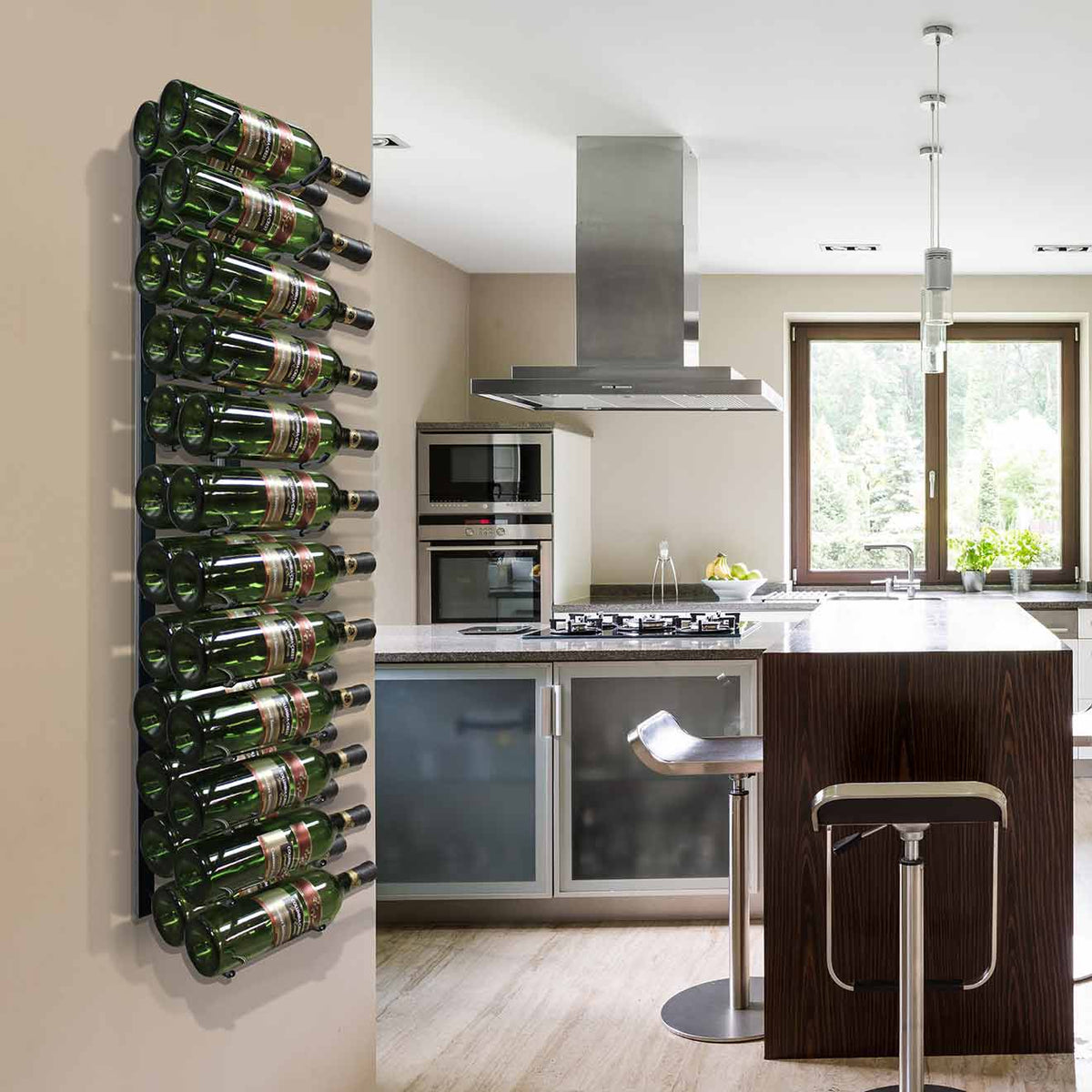 Vinotemp Epicureanist Metal Wine Rack, 24 Bottle Capacity