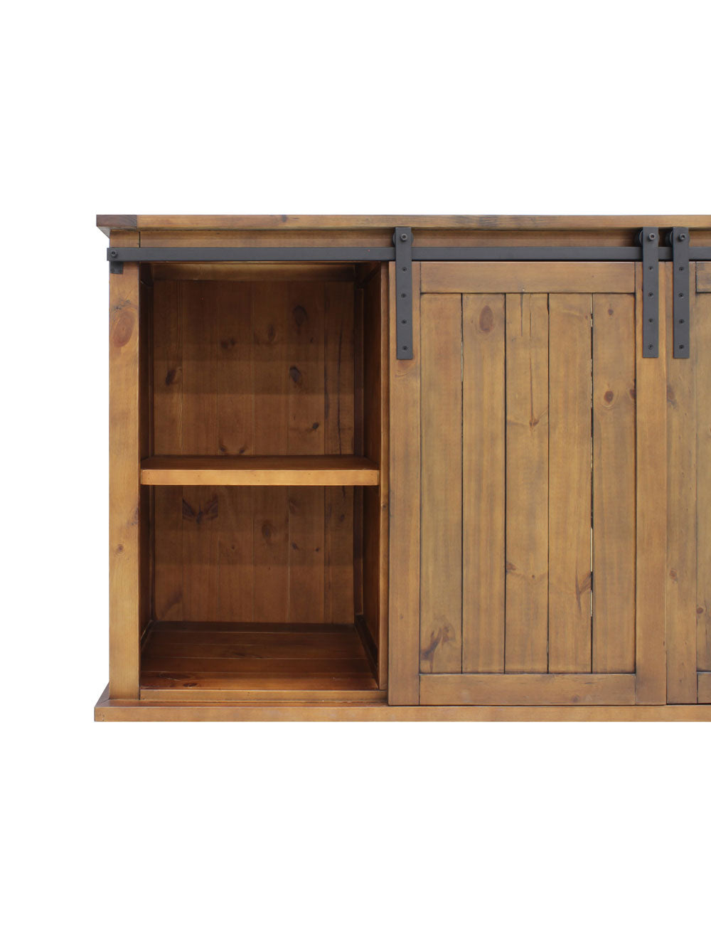 Vinotemp Rustic Wood Wine Cellar Credenza