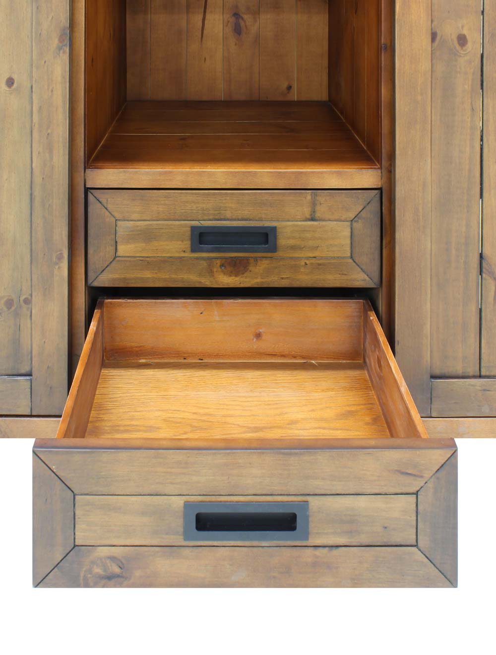 Vinotemp Rustic Wood Wine Cellar Credenza
