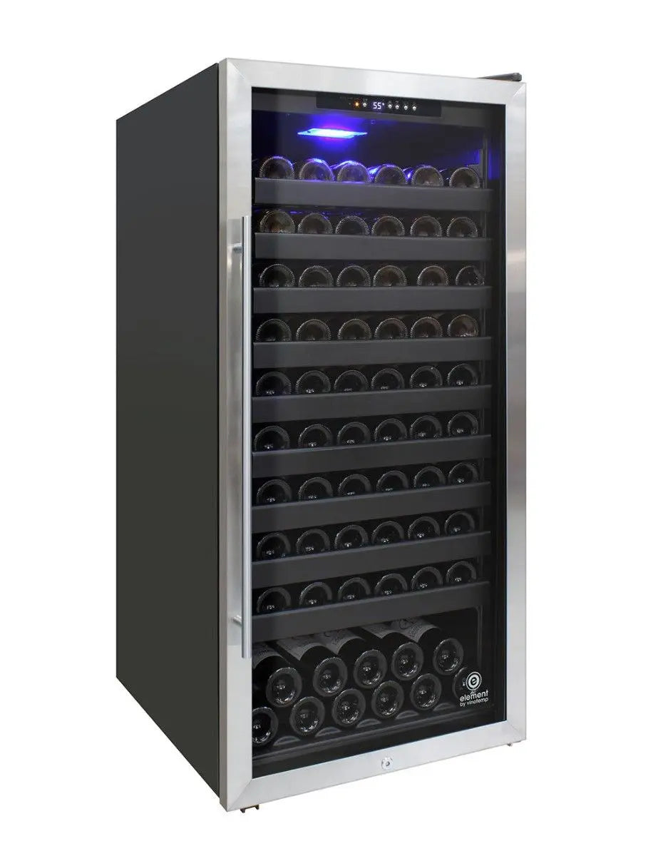 Vinotemp Single-Zone Wine Cooler, 114 Bottle Capacity