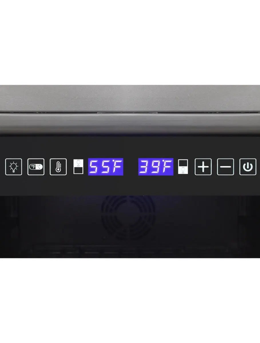 Vinotemp Butler Series Dual-Zone Wine and Beverage Cooler