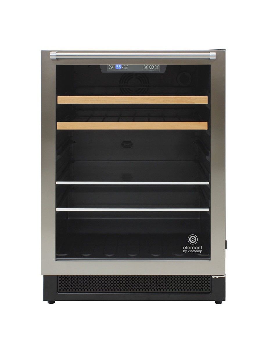 Vinotemp Single-Zone 24" Wine and Beverage Cooler, 16 Bottle and 106 Can Capacity