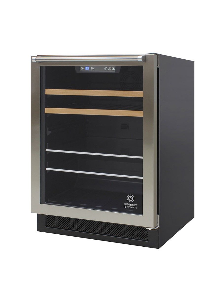 Vinotemp Single-Zone 24" Wine and Beverage Cooler, 16 Bottle and 106 Can Capacity