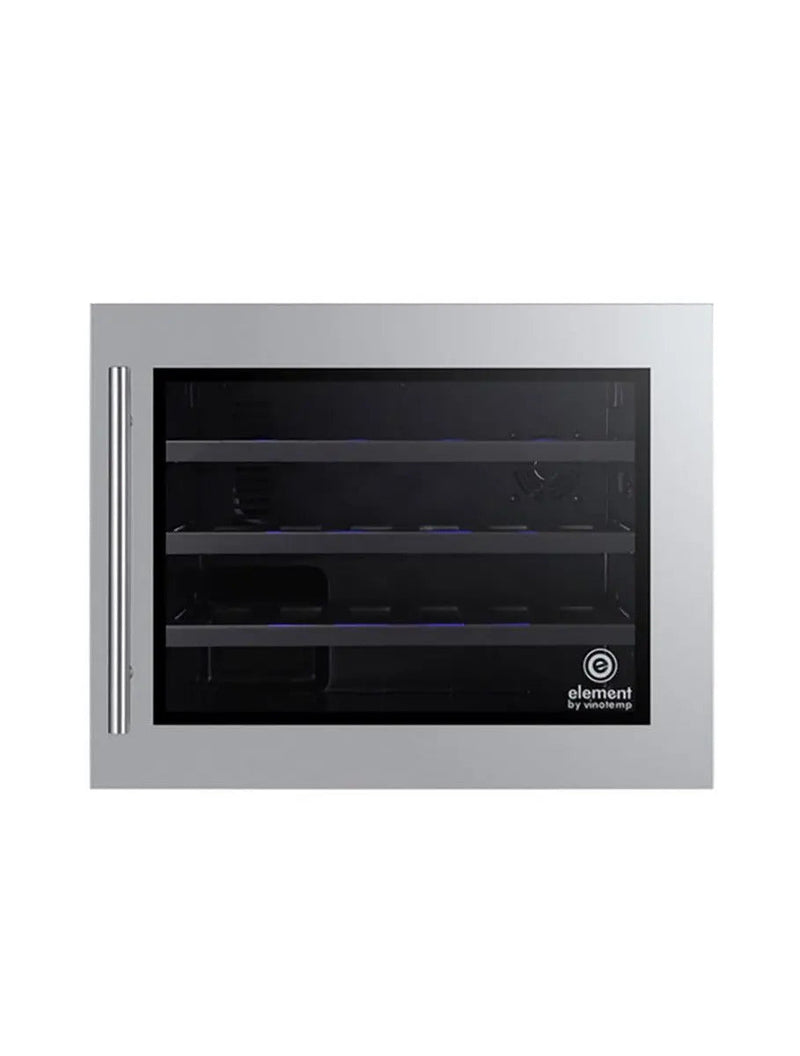 Vinotemp Wall-Mounted Single-Zone Wine Cooler, 24 Bottle Capacity