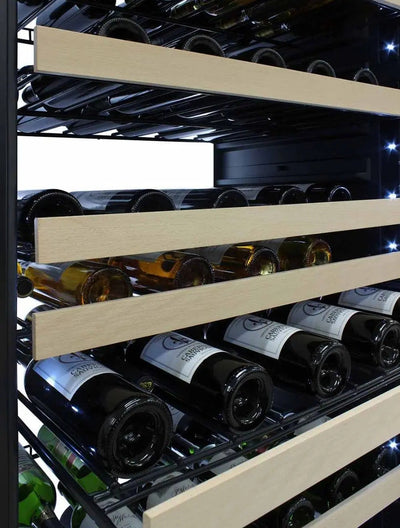Vinotemp White Backlit Panel Single-Zone Wine Cooler, 173 Bottle Capacity