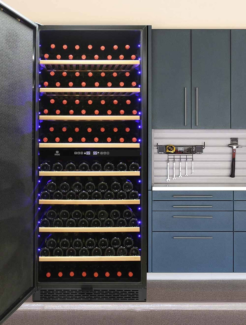 Garage 300-Bottle Dual-Zone Wine Cooler (Left hinge) 9