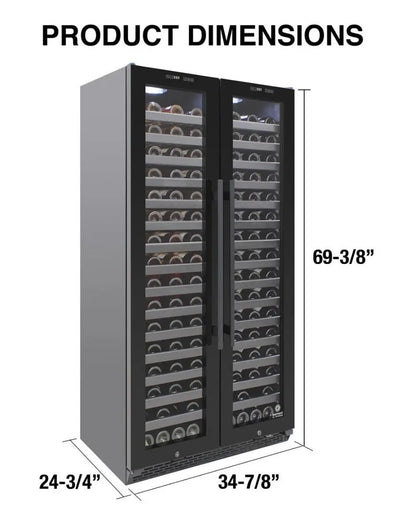 Vinotemp Butler Series Double-Door Wine Cooler