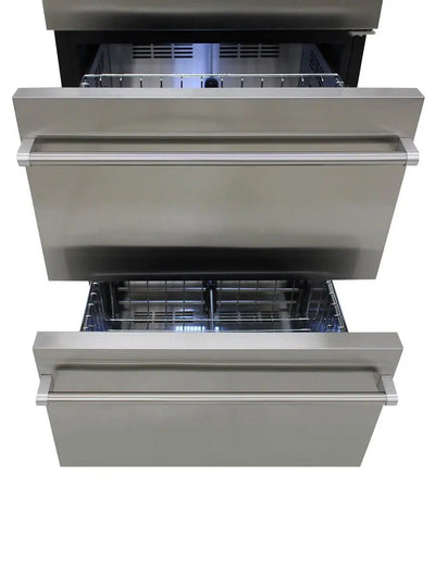 Vinotemp Connoisseur Series Dual-Zone Wine/2 Drawer Beverage Cooler