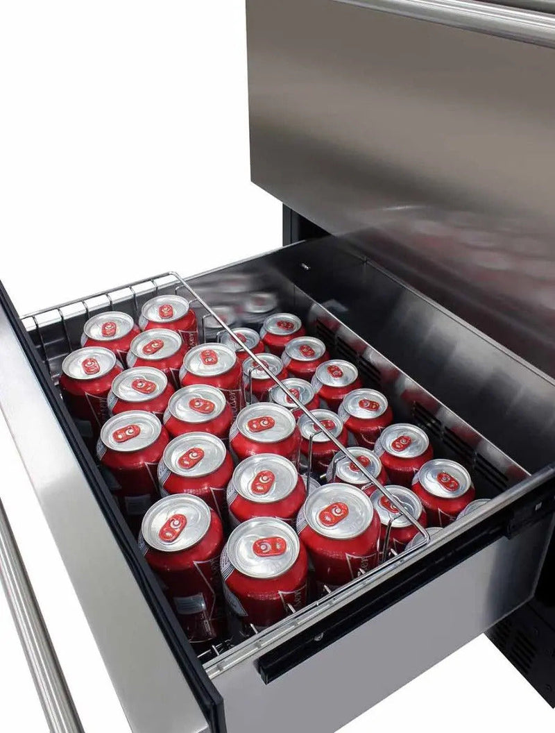 Vinotemp Connoisseur Series Dual-Zone Wine/2 Drawer Beverage Cooler