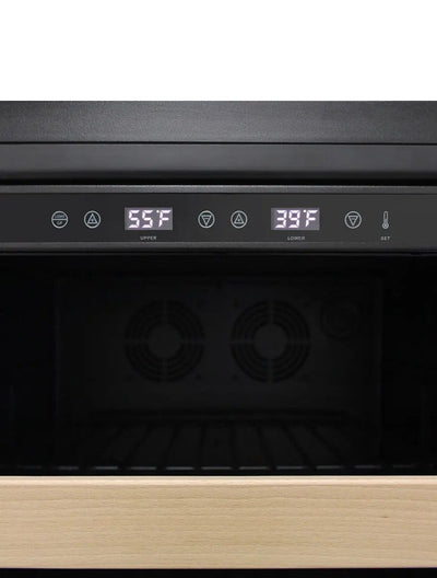 Vinotemp Connoisseur Series Dual-Zone Wine/2 Drawer Beverage Cooler