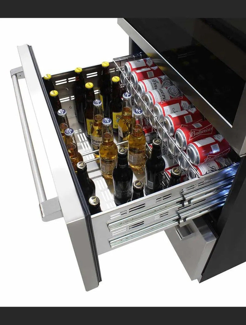 Vinotemp Triple-Zone Wine and Beverage Cooler, 135 Bottle Capacity