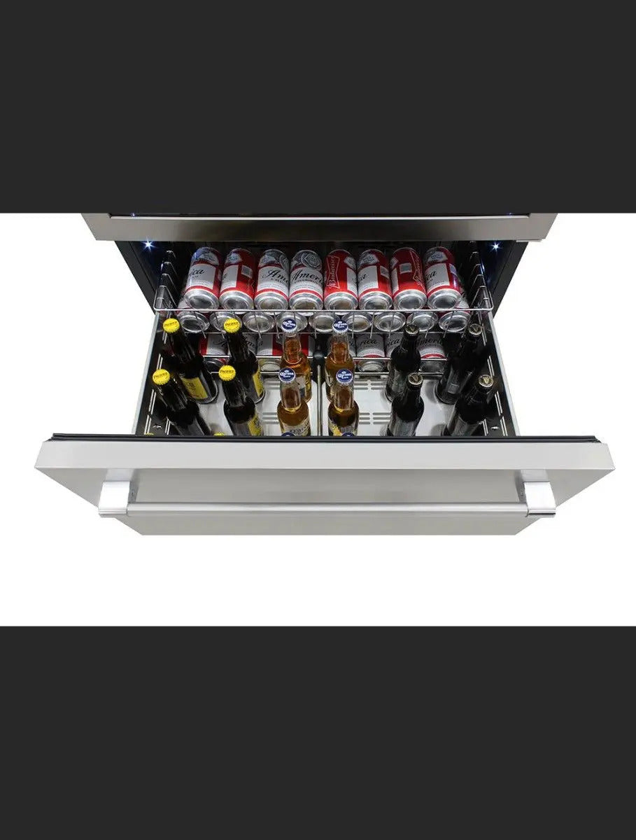 Vinotemp Triple-Zone Wine and Beverage Cooler, 135 Bottle Capacity