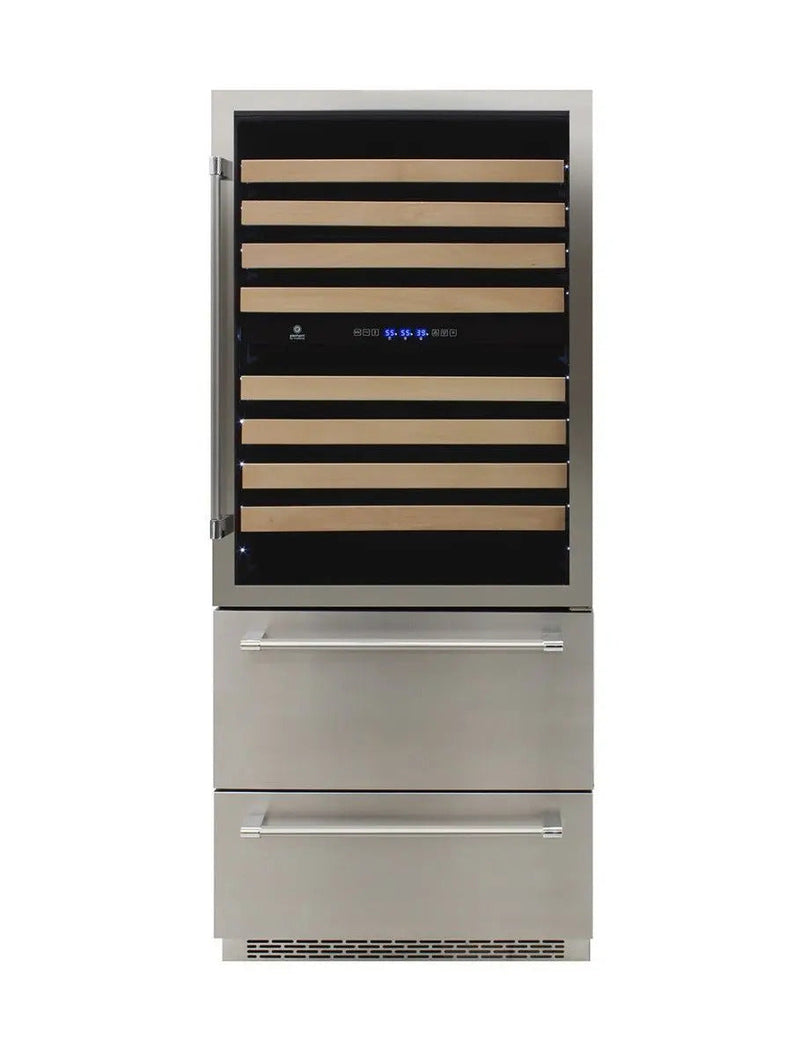 Vinotemp Triple-Zone Wine and Beverage Cooler, 135 Bottle Capacity