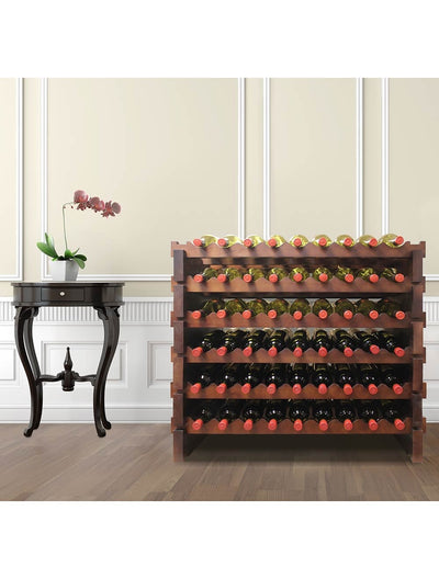 Vinotemp Double Modular Wine Rack, 108 Bottle Capacity