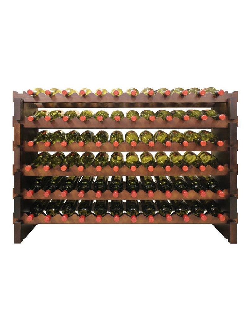 Vinotemp Modular Wine Rack, 6 x 12, 72 Bottle Capacity