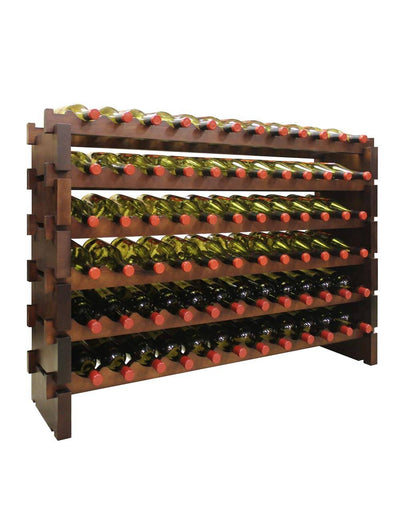 Vinotemp Modular Wine Rack, 6 x 12, 72 Bottle Capacity