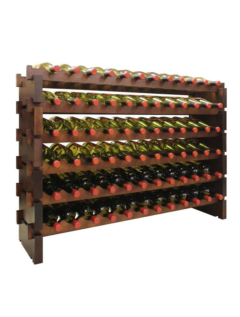 Vinotemp Modular Wine Rack, 6 x 12, 72 Bottle Capacity