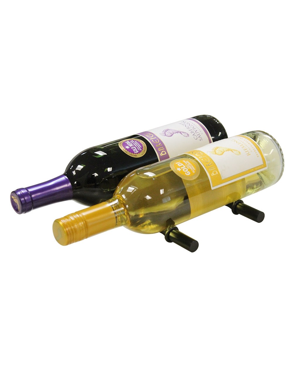 Vinotemp Epicureanist Secure Hold Wine Pegs, 2 Bottles Deep