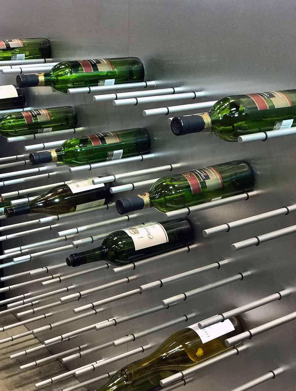 Vinotemp Epicureanist Modern Peg Racking, 1 Bottle Deep