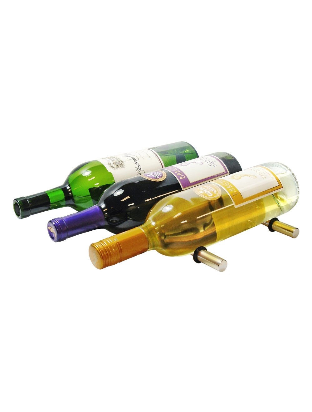 Vinotemp Epicureanist Secure Hold Wine Pegs, 3 Bottles Deep