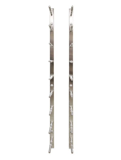 9 Bottle Modern Peg Wine Rack (Stainless) - 2