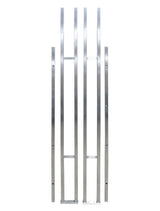 Epicureanist Floor to Ceiling Frame - Stainless Steel - 4