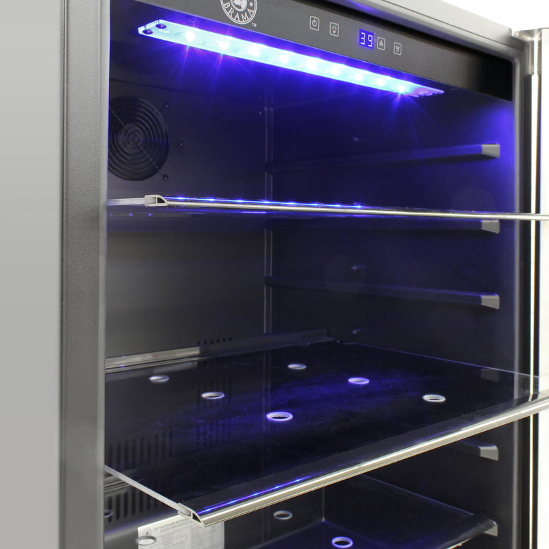 Brama by Vinotemp 24" Outdoor Undercounter Refrigerator, in Stainless Steel