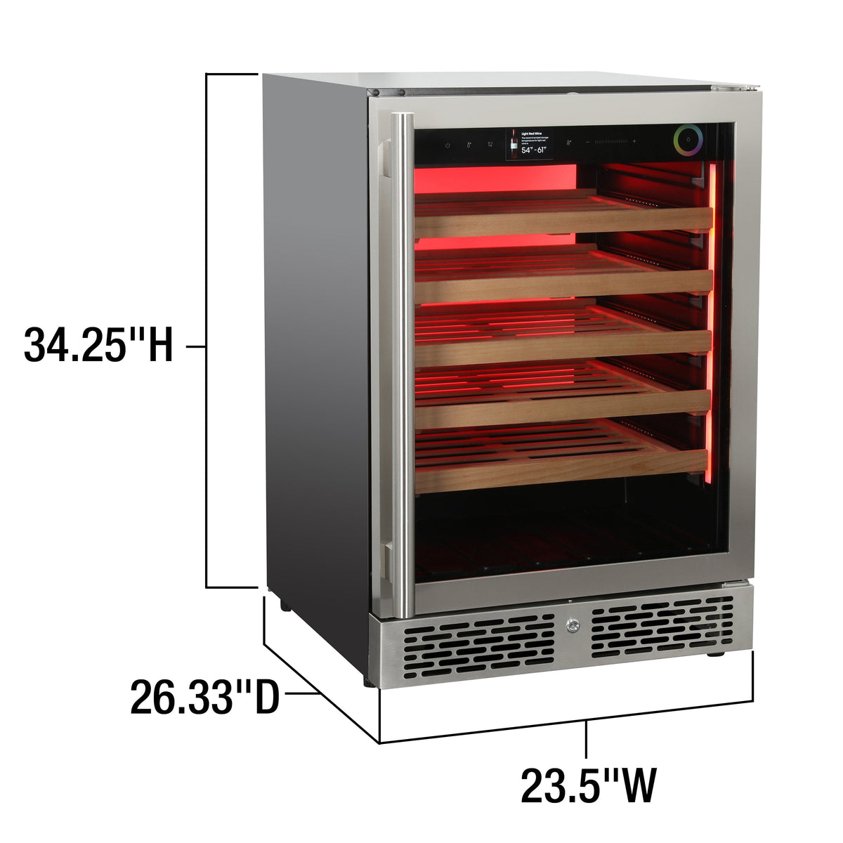 Vinotemp Vinoglow 151-Can Single-Zone Beverage Center