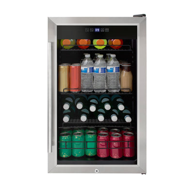 Vinotemp Beverage Center, 108 Can Capacity, in Stainless Steel