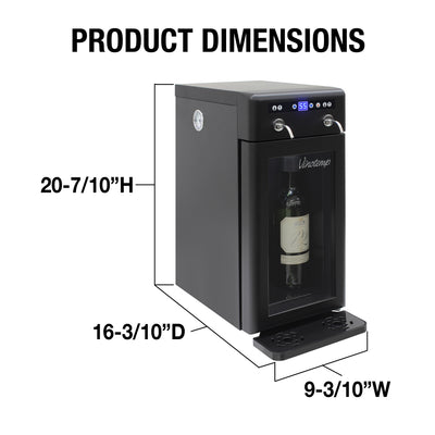 Vinotemp Wine Dispenser with Push Button Controls