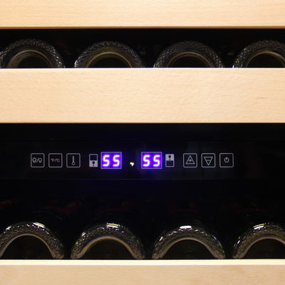 Vinotemp Connoisseur Series 168 Dual-Zone Wine Cooler