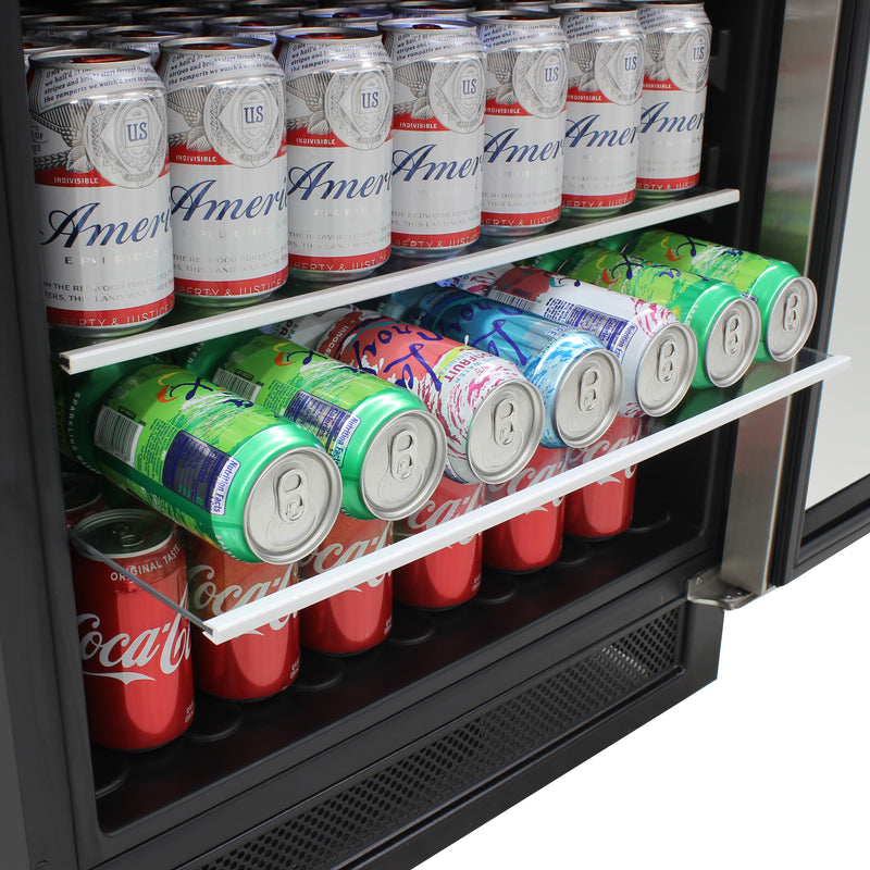 Vinotemp Single-Zone 24" Wine and Beverage Cooler, 16 Bottle and 106 Can Capacity