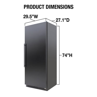 Brama by Vinotemp 300-Series Pantry Refrigerator, 21.2 cu. ft. Capacity, in Black
