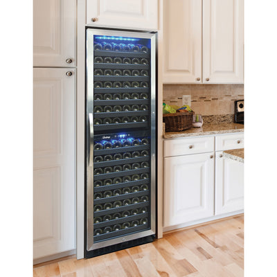 Vinotemp Connoisseur Series Contemporary Dual-Zone Wine Cooler