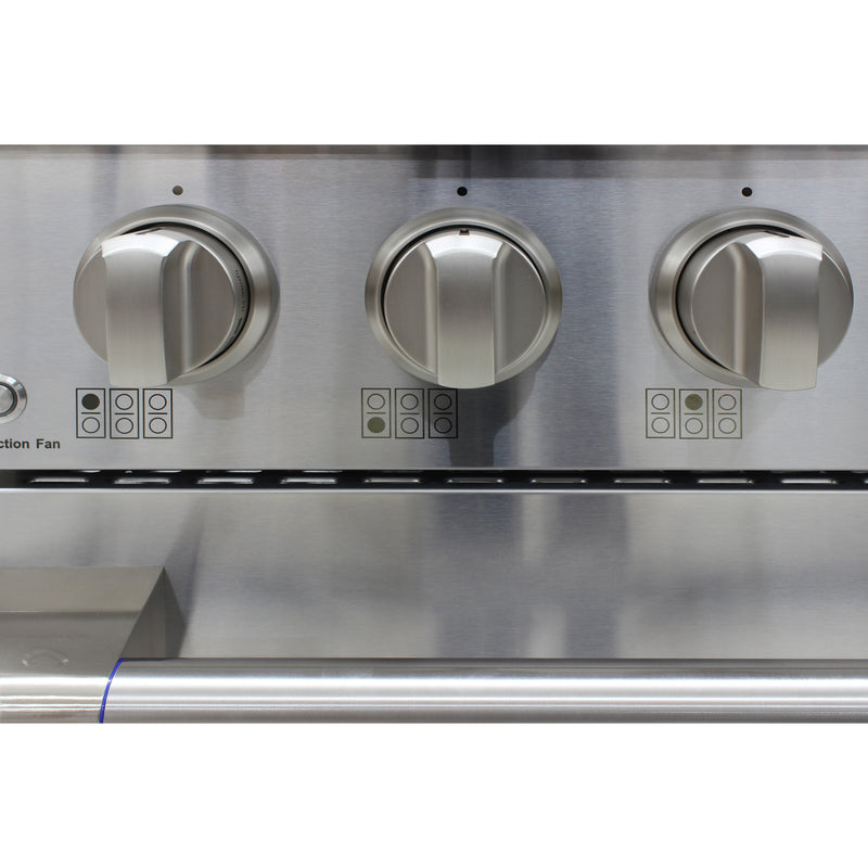 Brama by Vinotemp 36" Gas Range and Oven, in Stainless Steel